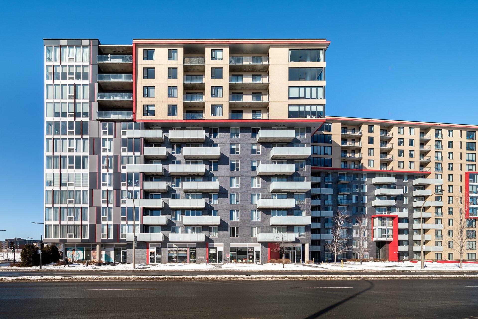 Front of Structure - 802-4293 Rue Jean-Talon O., Montréal (Côte-Des-Neiges/Notre-Dame-De-Grâce), QC - Outdoor With Balcony With Facade