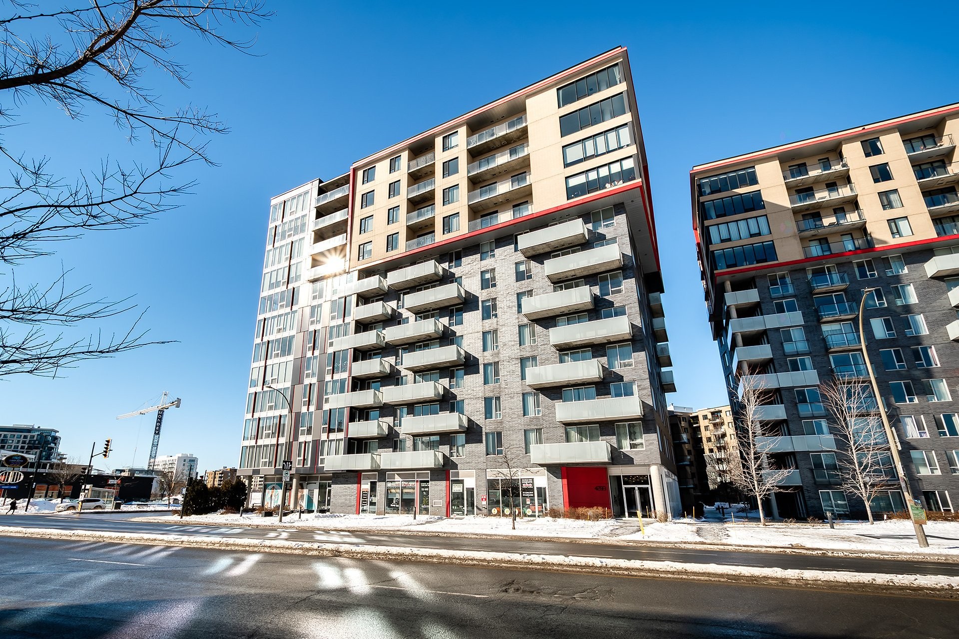 Exterior - 802-4293 Rue Jean-Talon O., Montréal (Côte-Des-Neiges/Notre-Dame-De-Grâce), QC - Outdoor With Balcony With Facade