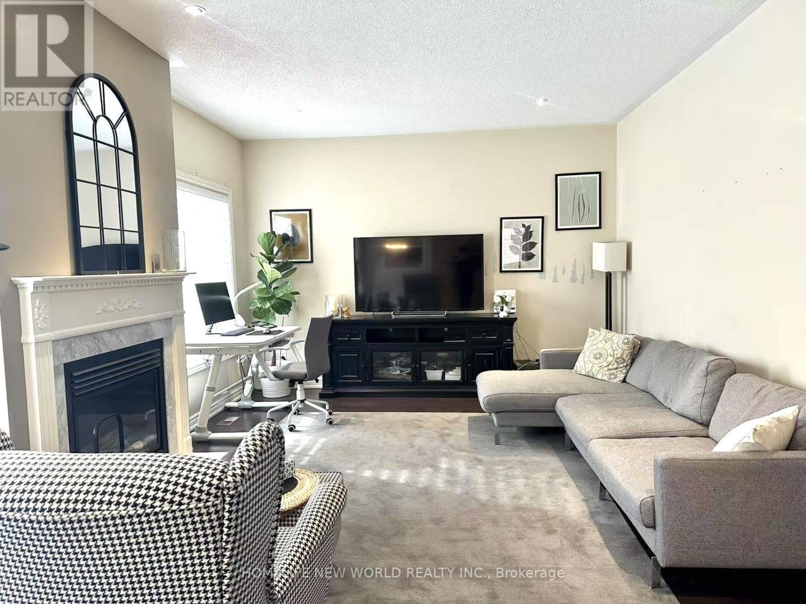 157 Farmstead Road, Richmond Hill, ON - Indoor Photo Showing Living Room With Fireplace