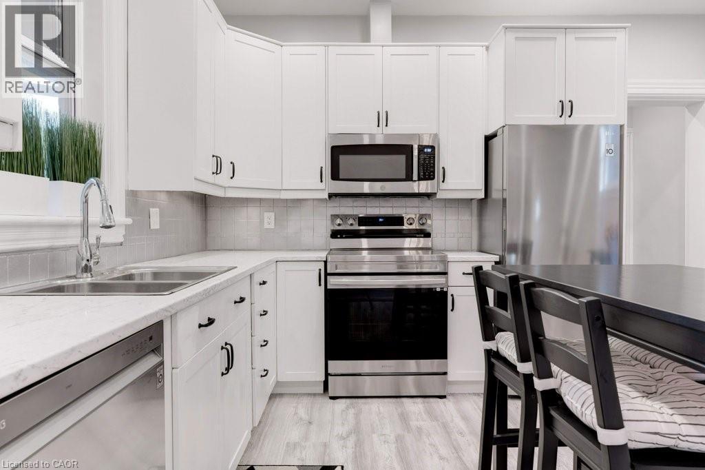 7 Homewood Avenue, Hamilton, ON - Indoor Photo Showing Kitchen With Double Sink
