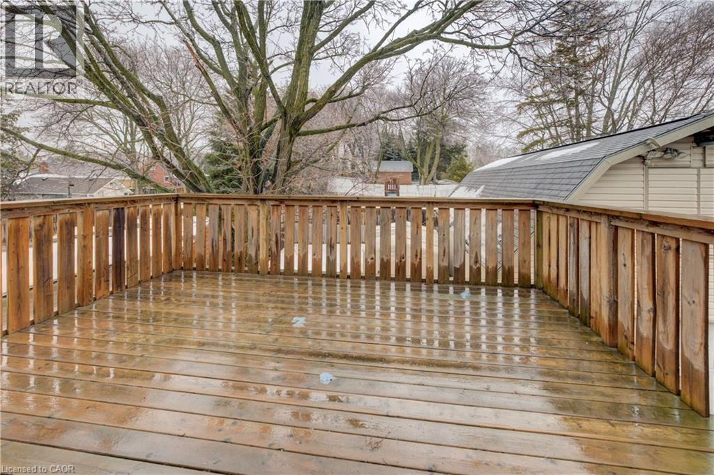 Walkout from upper hallway to upper deck - 76 Brentwood Avenue, Kitchener, ON - With Exterior