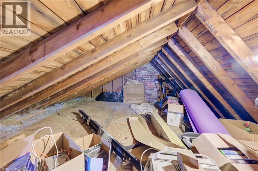 in 3rd bedroom closet is a walkup stair to this storage attic! - 76 Brentwood Avenue, Kitchener, ON - Indoor