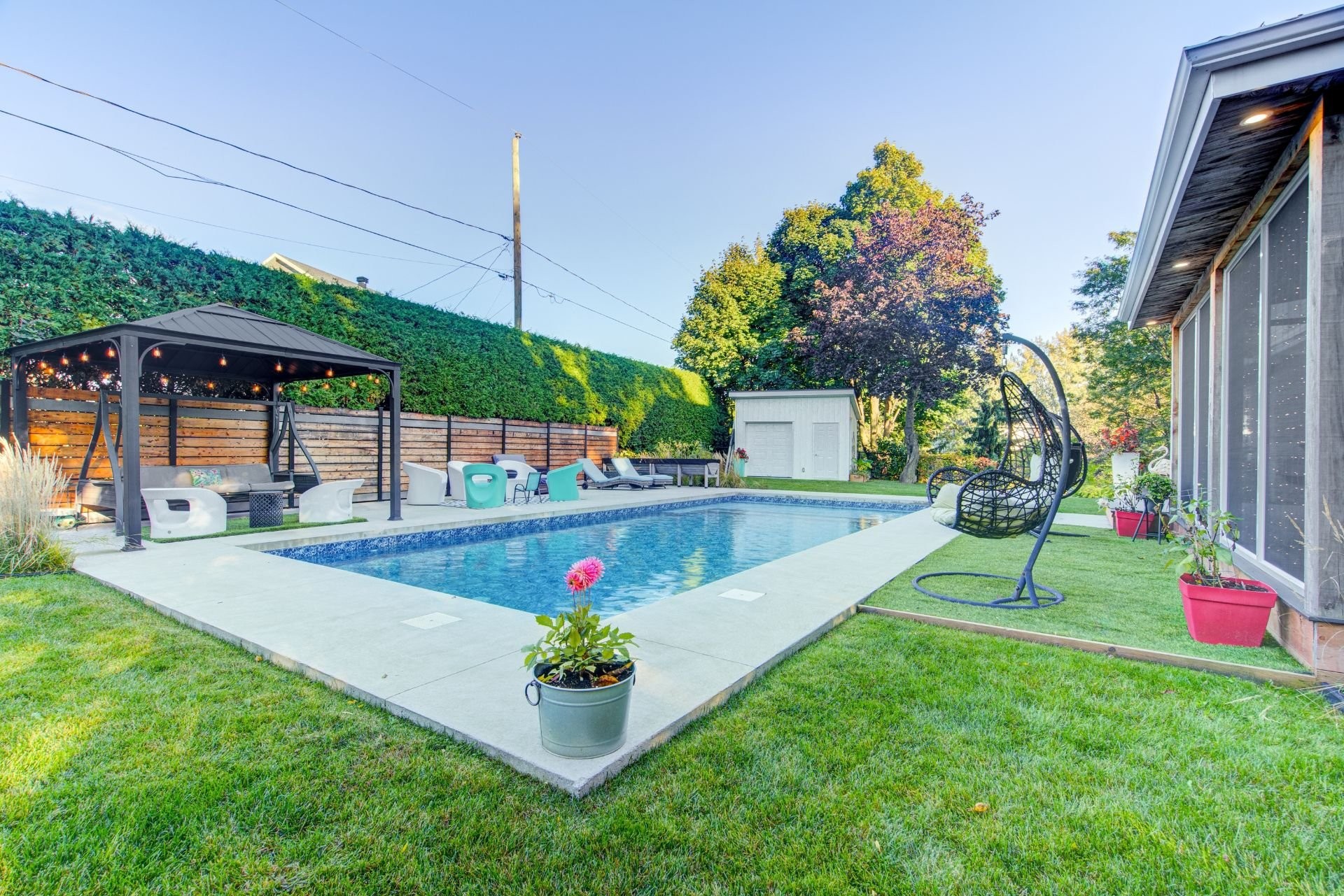 Piscine - 25 Rue Carrier, Saint-Mathieu-De-Beloeil, QC - Outdoor With In Ground Pool