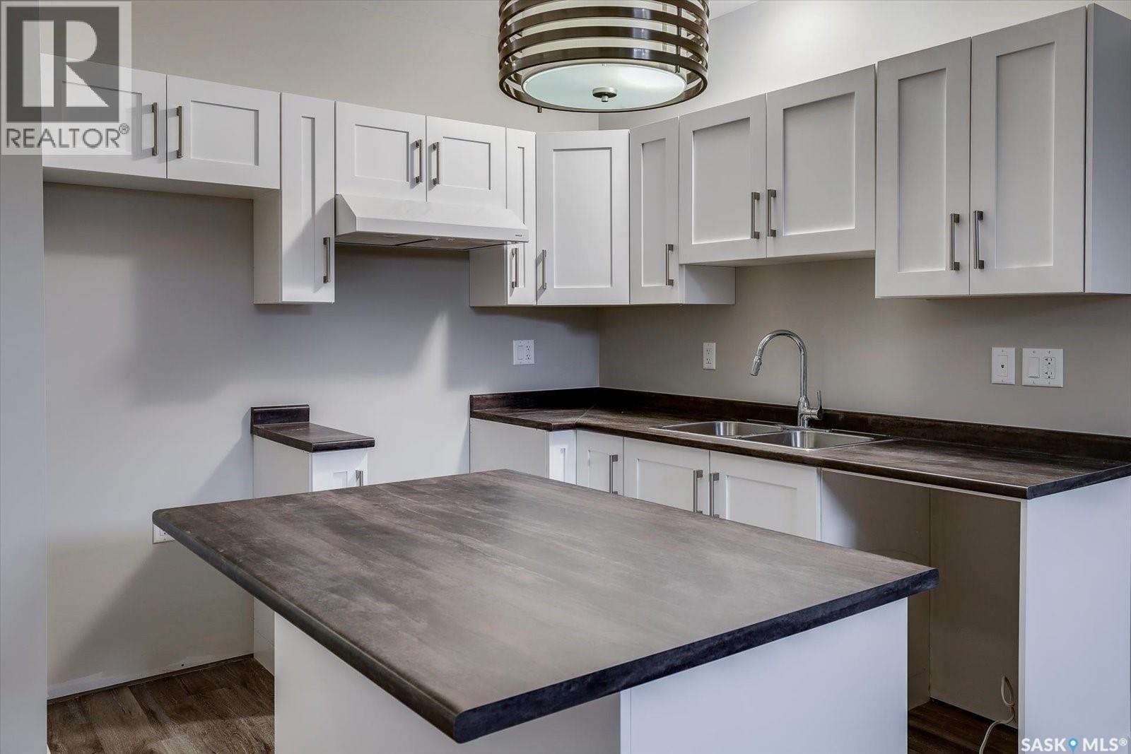 133 E Avenue S, Saskatoon, SK - Indoor Photo Showing Kitchen With Double Sink