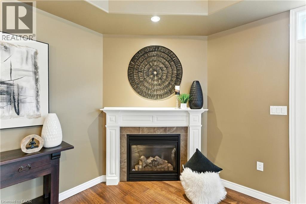 100 Fall Fair Way, Binbrook, ON - Indoor With Fireplace