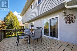 Large back deck off dining area -