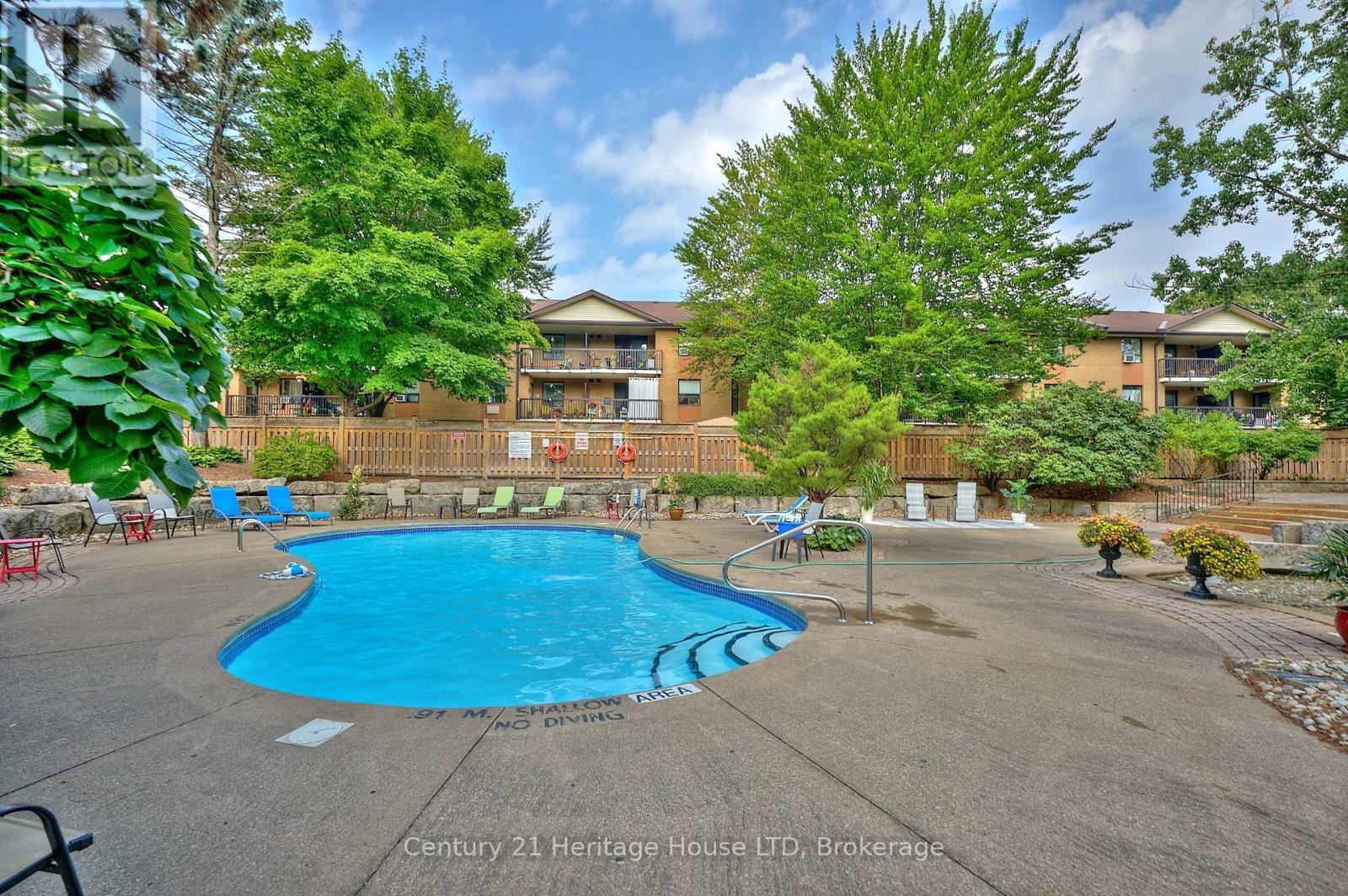 Saltwater Pool - 504 - 81 Scott Street, St. Catharines (Lakeport), ON - Outdoor With In Ground Pool