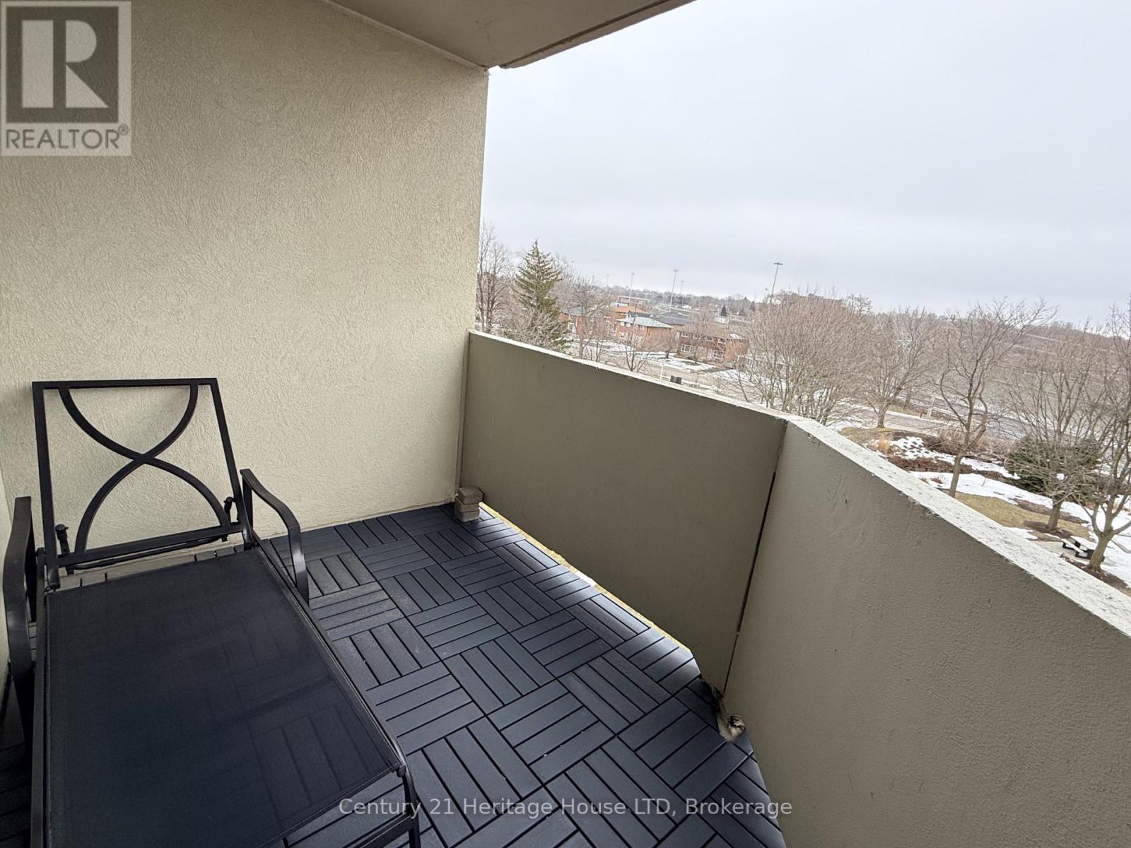 Balcony - 504 - 81 Scott Street, St. Catharines (Lakeport), ON - Outdoor With Balcony With Exterior
