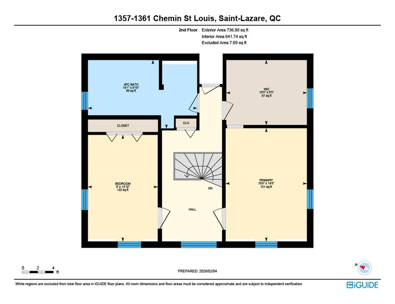 Plan (croquis) - 1357Z - 1361Z Ch. St-Louis, Saint-Lazare, QC