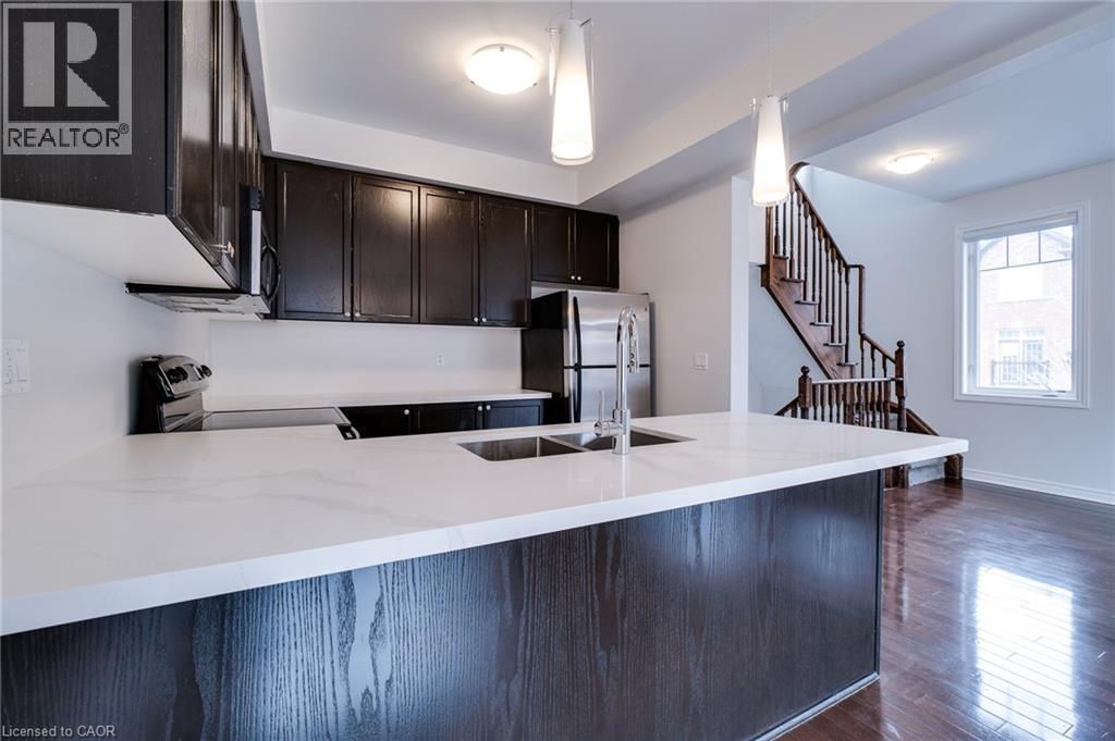 2367 Peppiatt Common, Burlington, ON - Indoor Photo Showing Kitchen With Double Sink