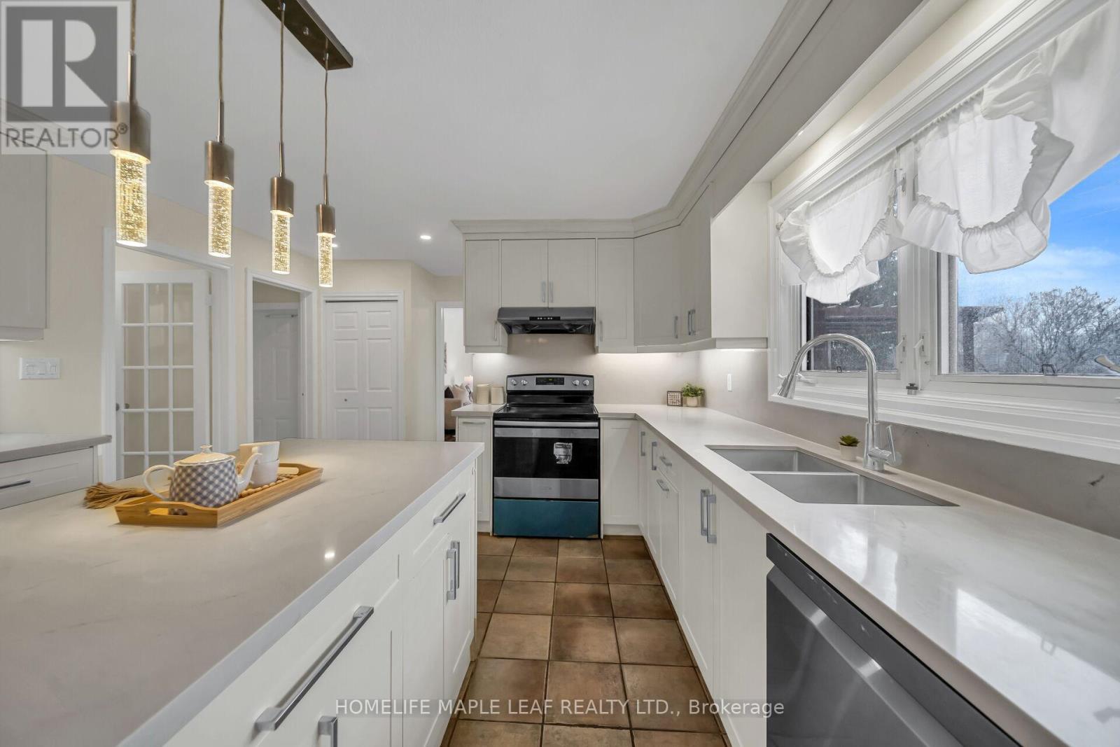 46 Chicopee Terrace, Kitchener, ON - Indoor Photo Showing Kitchen With Double Sink With Upgraded Kitchen
