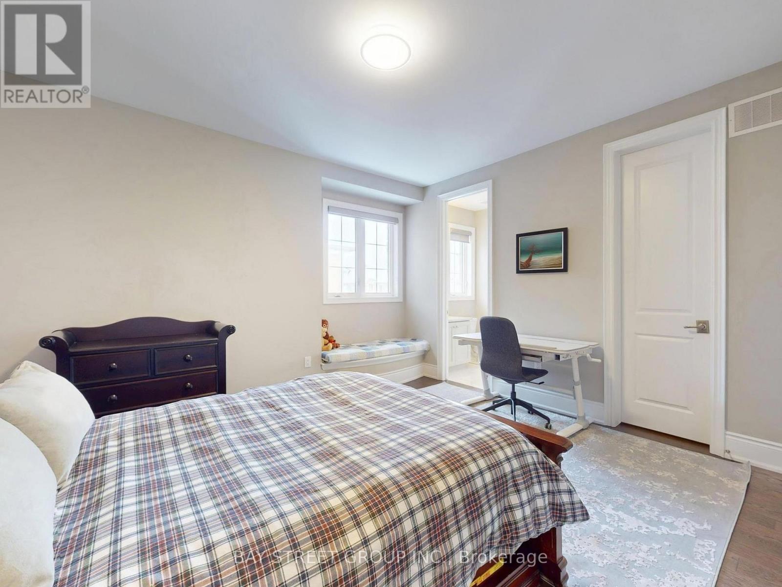 Spacious Bedroom 2 with Workspace - 39 Cairns Gate, King, ON - Indoor Photo Showing Bedroom