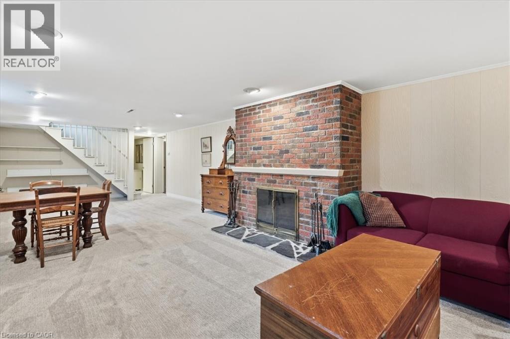438 Glasgow Street, Kitchener, ON - Indoor Photo Showing Living Room With Fireplace