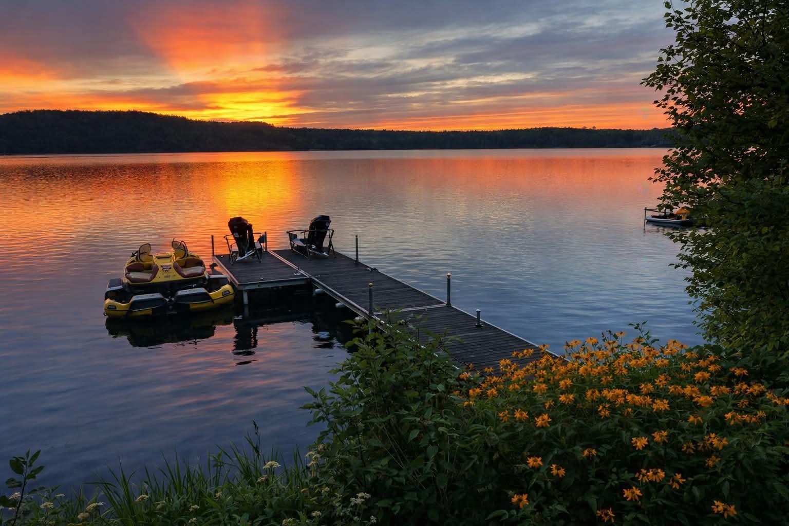Vue sur l'eau - 230 Rue Larose, Dunham, QC - Outdoor With Body Of Water With View