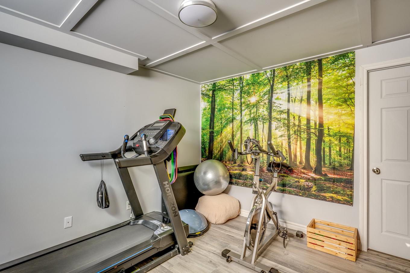 Family room - 1146 Rue De L'Acajou, Saint-Jérôme, QC - Indoor Photo Showing Gym Room