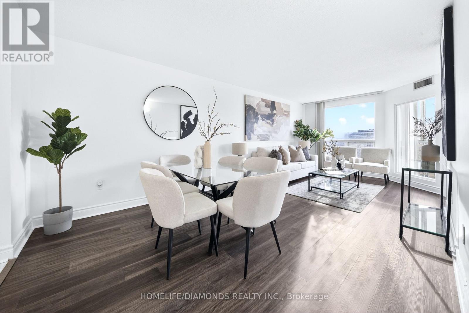 2002 - 5 Concorde Place, Toronto, ON - Indoor Photo Showing Dining Room