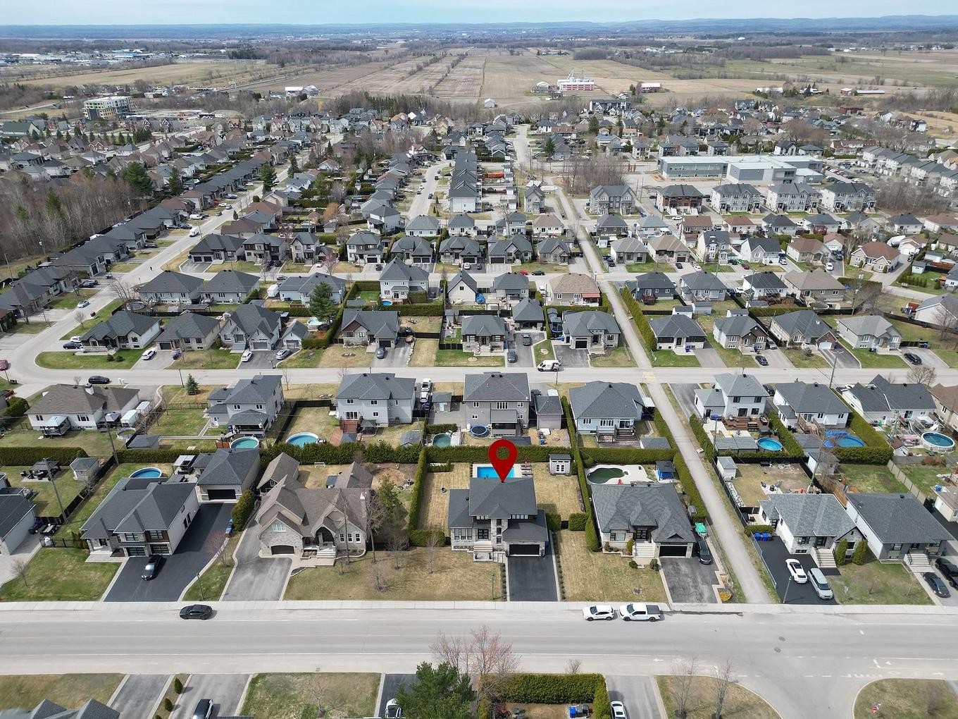 Photo aérienne - 13970 Rue Guillaume-Alarie, Mirabel, QC - Outdoor With View