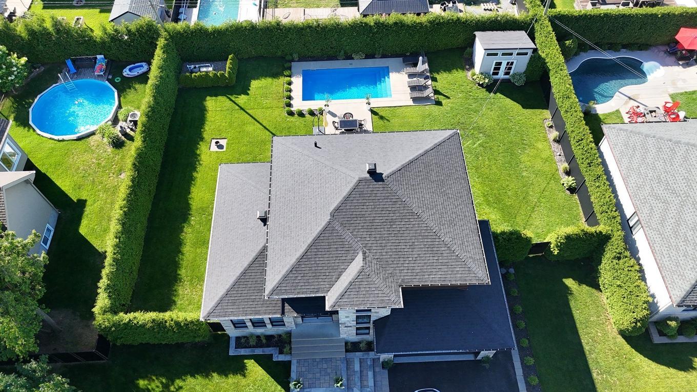 Vue d'ensemble - 13970 Rue Guillaume-Alarie, Mirabel, QC - Outdoor With Above Ground Pool