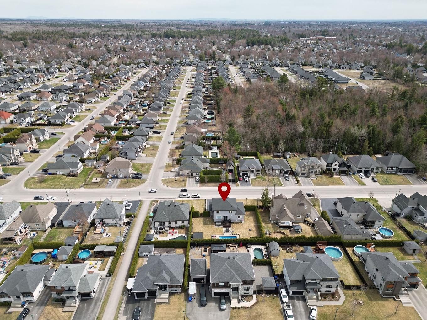 Photo aérienne - 13970 Rue Guillaume-Alarie, Mirabel, QC - Outdoor With View