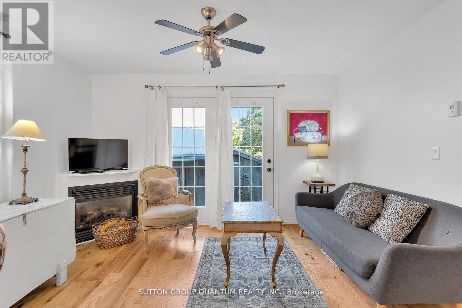 442 First Concession Road, Norfolk, ON - Indoor Photo Showing Living Room With Fireplace