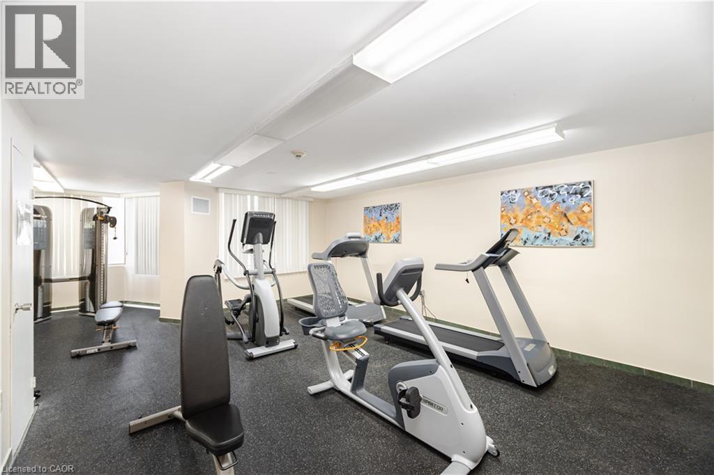 1580 Mississauga Valley Boulevard Unit# 1901, Mississauga, ON - Indoor Photo Showing Gym Room