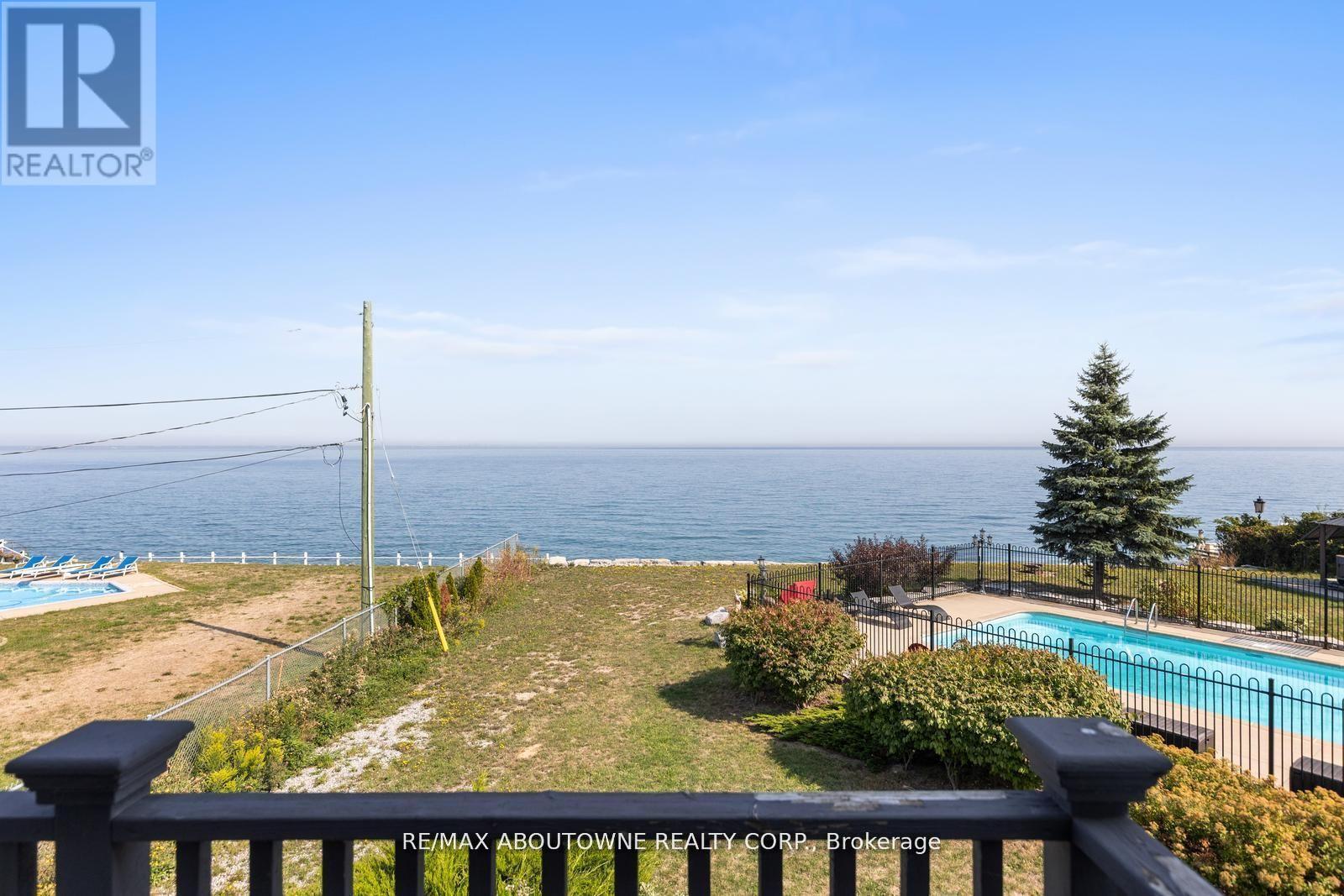1073 North Service Road, Hamilton, ON - Outdoor With Body Of Water With View