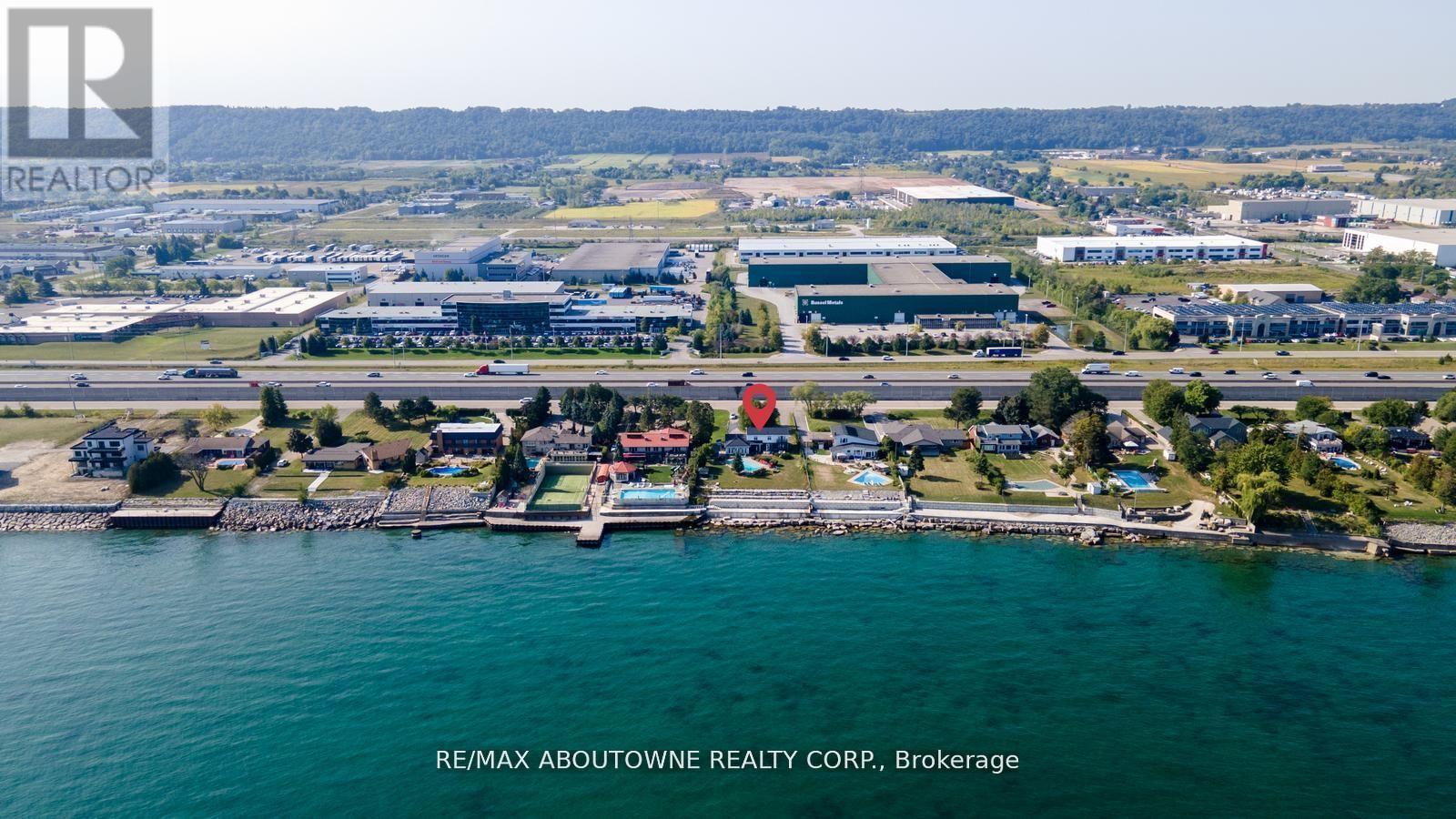 1073 North Service Road, Hamilton, ON - Outdoor With Body Of Water With View