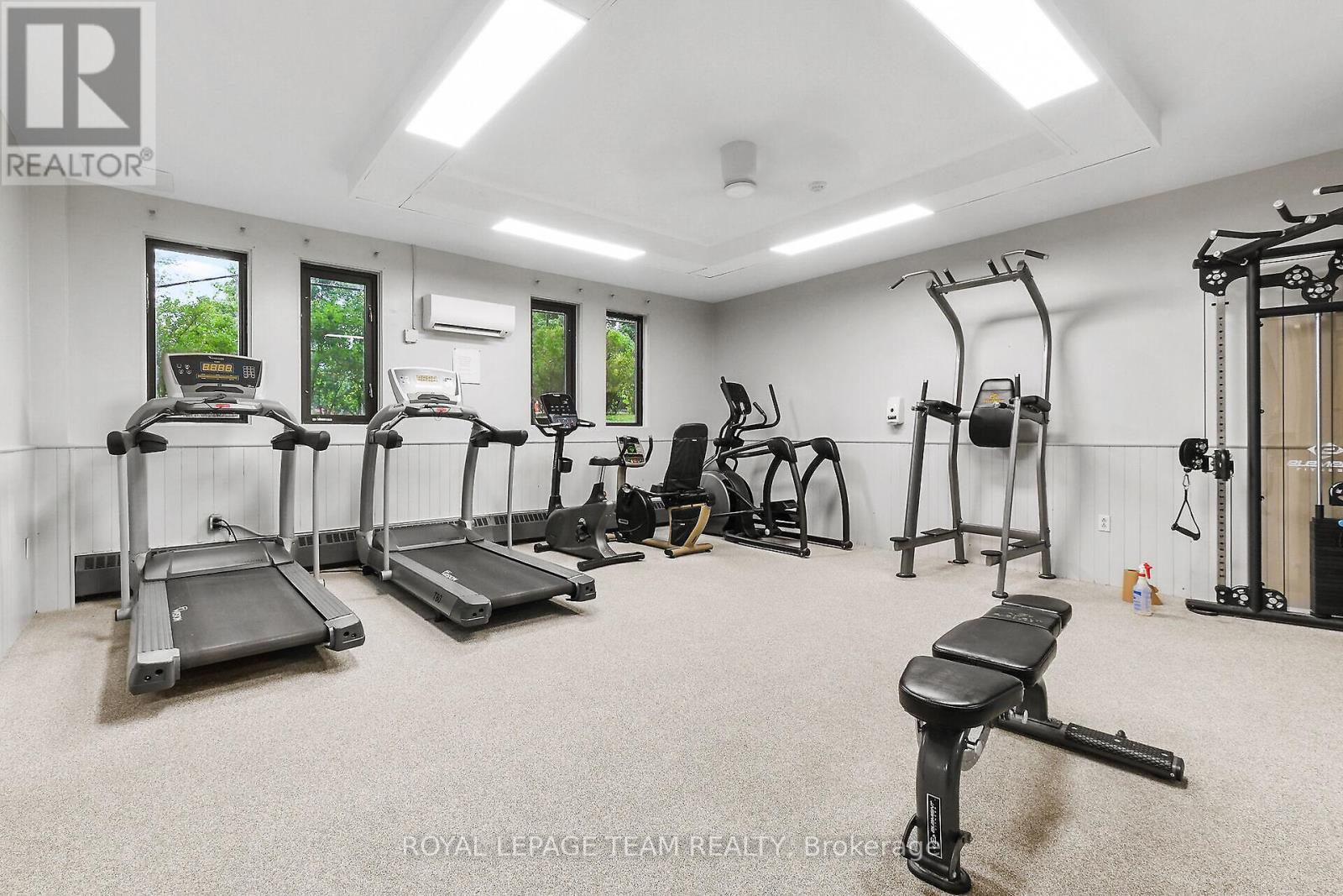 Exercise Room - 708 - 20 Chesterton Drive, Ottawa, ON - Indoor Photo Showing Gym Room