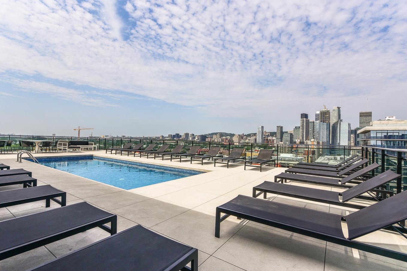 Pool - 1209-1165 Rue Wellington, Montréal (Le Sud-Ouest), QC - Outdoor With In Ground Pool With View