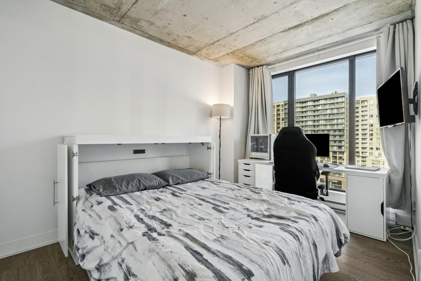 Bedroom - 1209-1165 Rue Wellington, Montréal (Le Sud-Ouest), QC - Indoor Photo Showing Bedroom