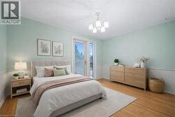 Virtually staged as a bedroom -