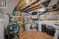 Fully organized basement utility room -