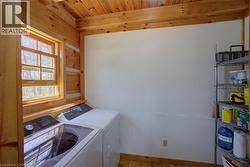 Laundry room/pantry right off the kitchen -