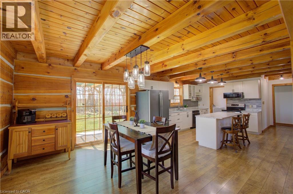 Dining room with door to back yard and patio - 802080 Grey Road 40, Chatsworth (Twp), ON - Indoor