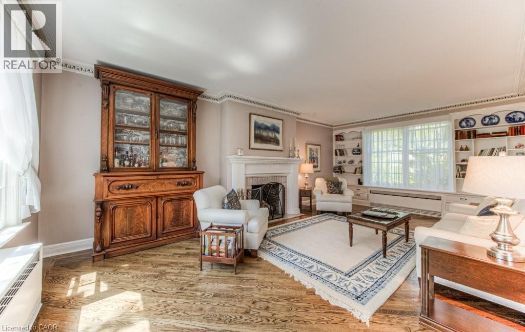 71 Rusholme Road, Kitchener, ON - Indoor Photo Showing Living Room With Fireplace