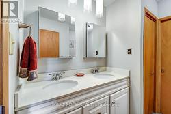 Updated Bathroom With Double Sink -