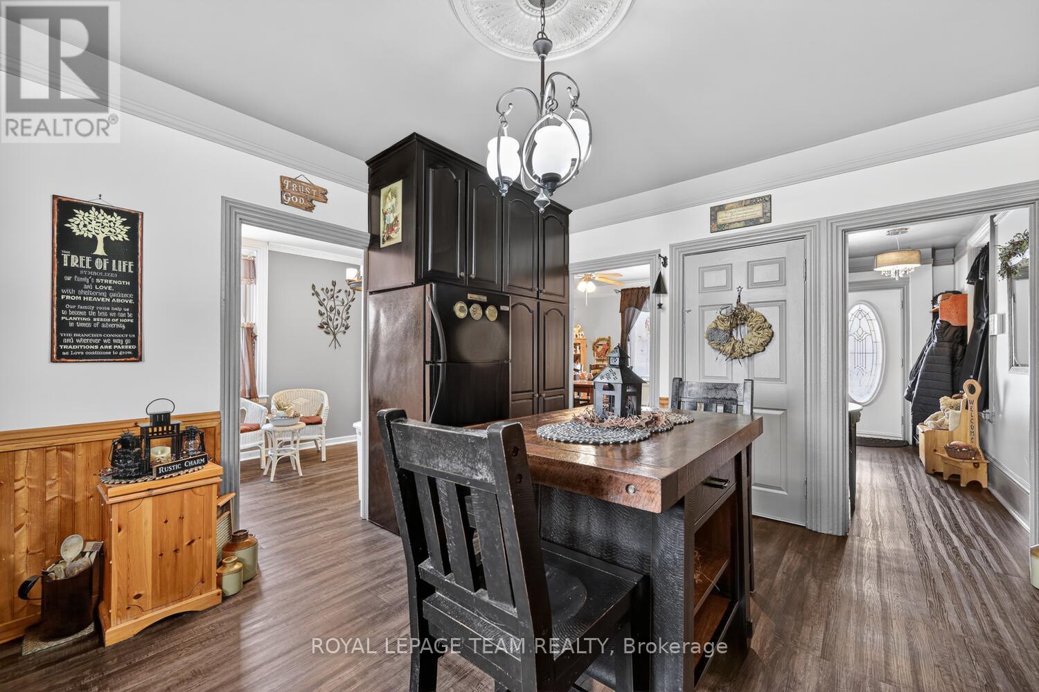 Door to Basement, Full - 3322 Cedar Grove Road, Edwardsburgh/Cardinal, ON - Indoor Photo Showing Dining Room