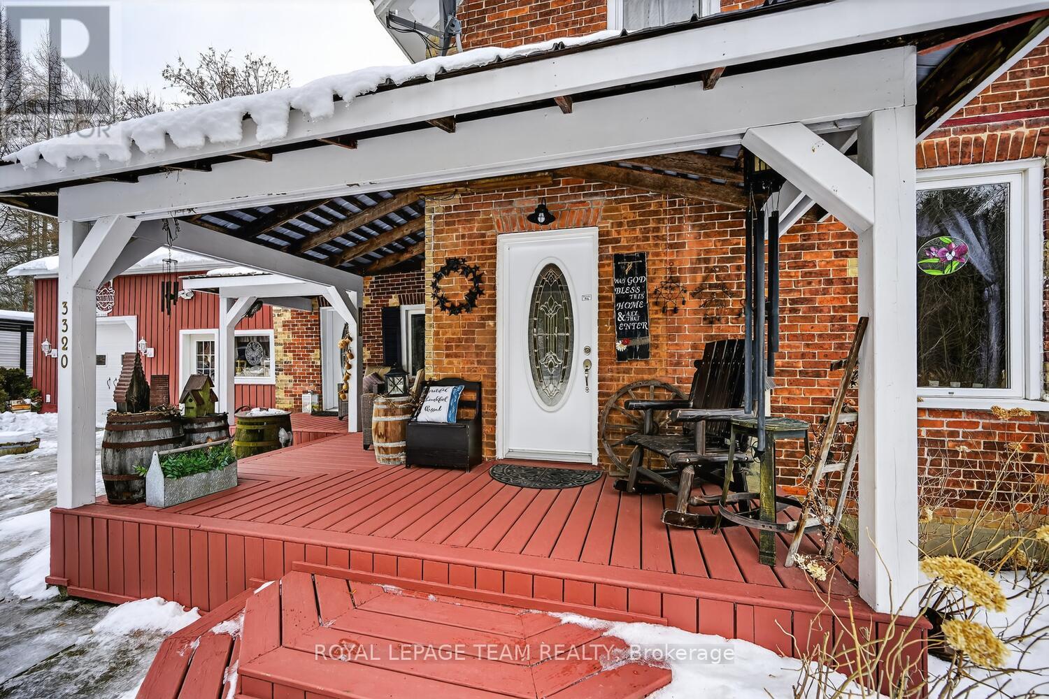 3322 Cedar Grove Road, Edwardsburgh/Cardinal, ON - Outdoor With Deck Patio Veranda