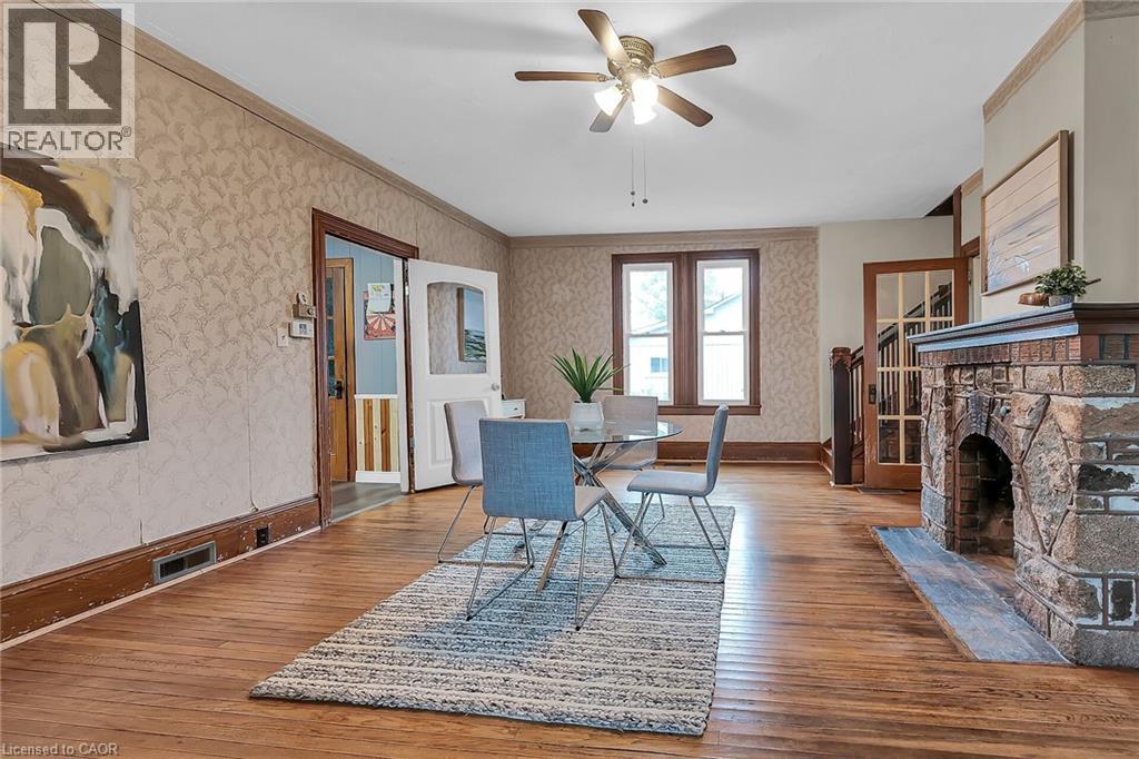 7 Greenock Street E, Port Dover, ON - Indoor Photo Showing Other Room With Fireplace