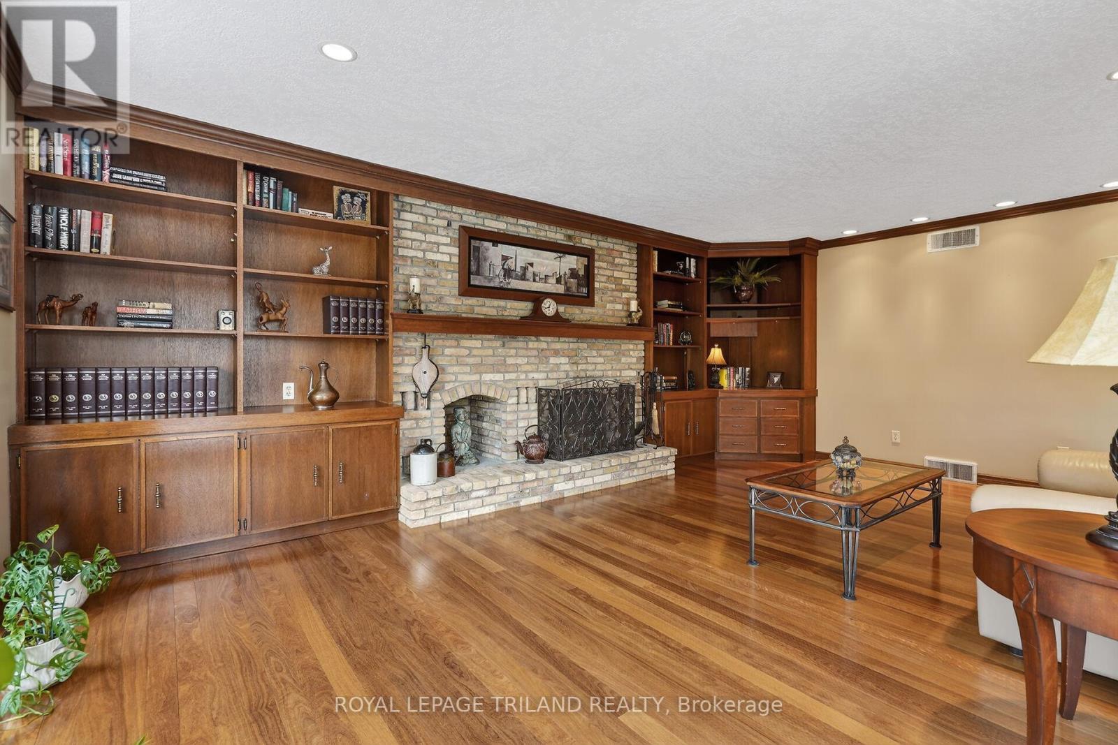 Main Floor: Family Room - 126 Somerset Road, London South (South K), ON - Indoor With Fireplace