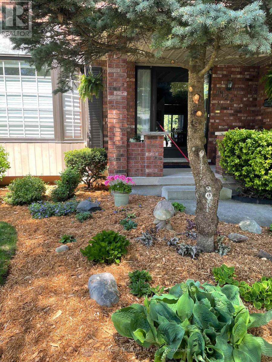 Low Maintenance Landscaping at Front Door - 126 Somerset Road, London South (South K), ON - Outdoor