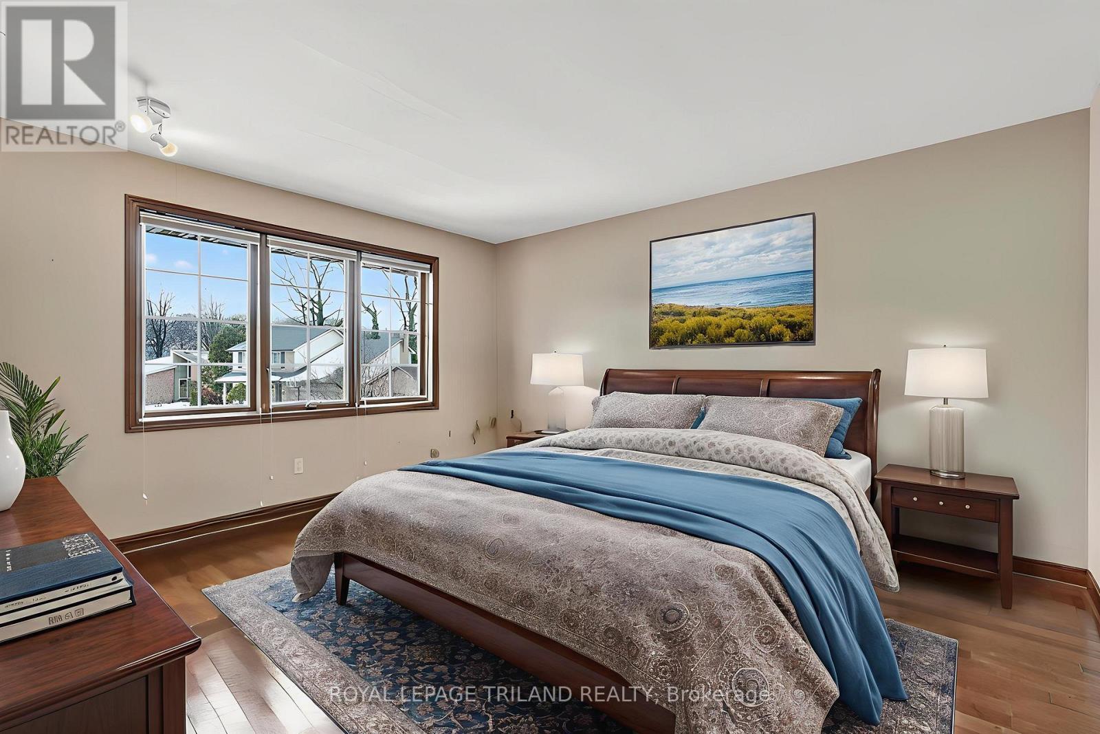 Second Level: Bedroom (Virtually Staged) - 126 Somerset Road, London South (South K), ON - Indoor Photo Showing Bedroom