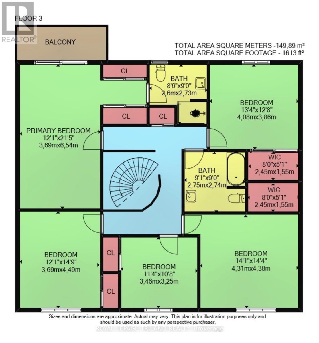 Second Level: Floor Plan - 126 Somerset Road, London South (South K), ON - Other