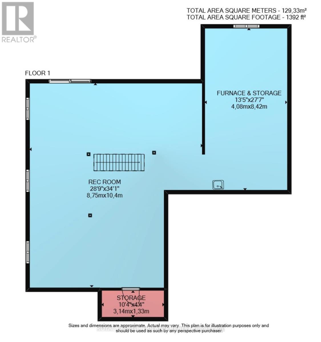 Lower Level: Floor Plan - 126 Somerset Road, London South (South K), ON - Other