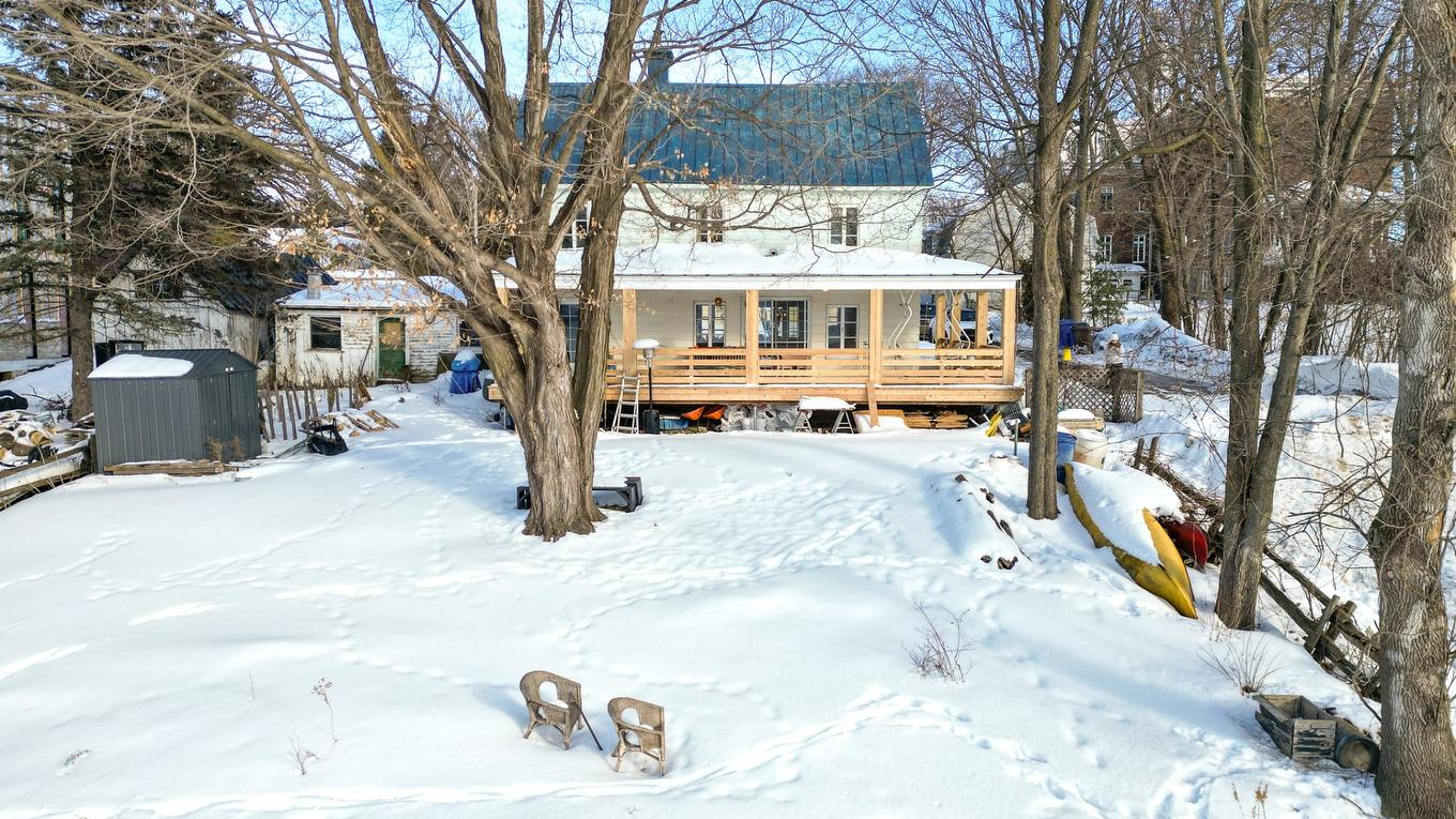Back facade - 3 Av. St-Joseph, Saint-Ours, QC - Outdoor With Deck Patio Veranda