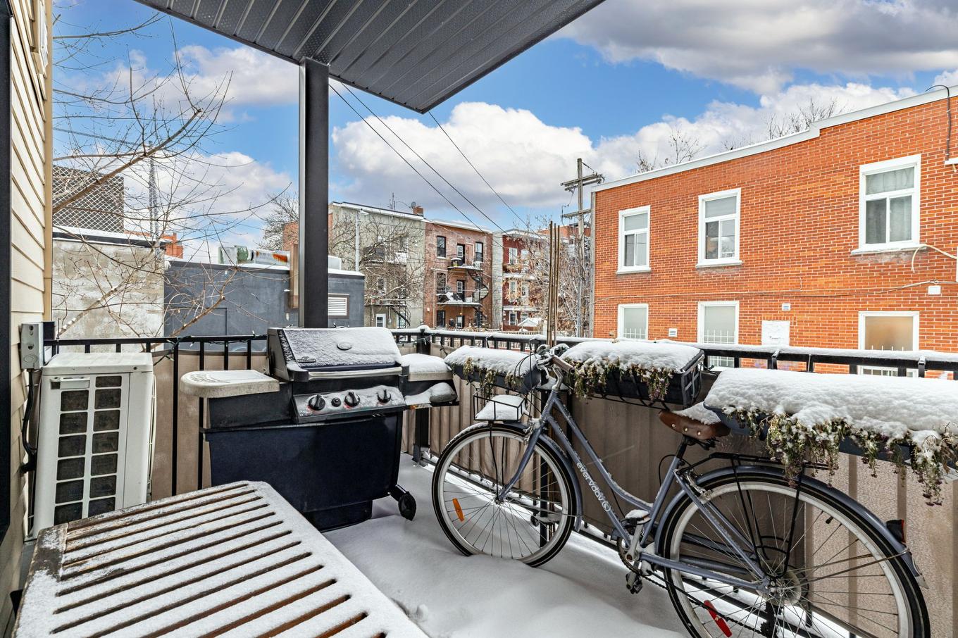 Balcon - 202-3561 Rue De Rouen, Montréal (Mercier/Hochelaga-Maisonneuve), QC - Outdoor With Exterior