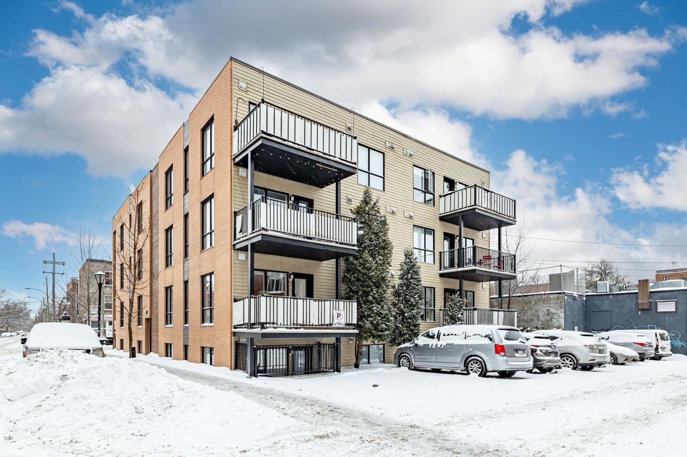 Face arrière - 202-3561 Rue De Rouen, Montréal (Mercier/Hochelaga-Maisonneuve), QC - Outdoor