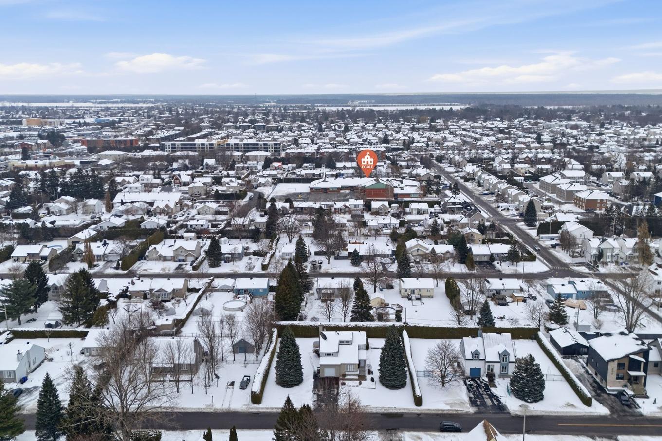 Photo aérienne - 320 Rue Brion, Saint-Amable, QC - Outdoor With View