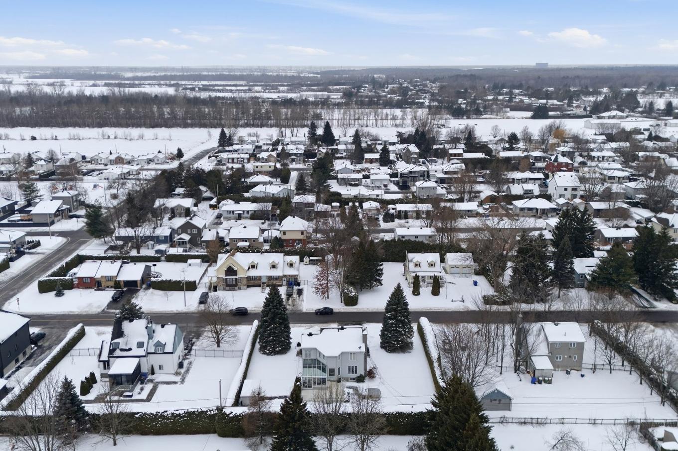 Photo aérienne - 320 Rue Brion, Saint-Amable, QC - Outdoor With View