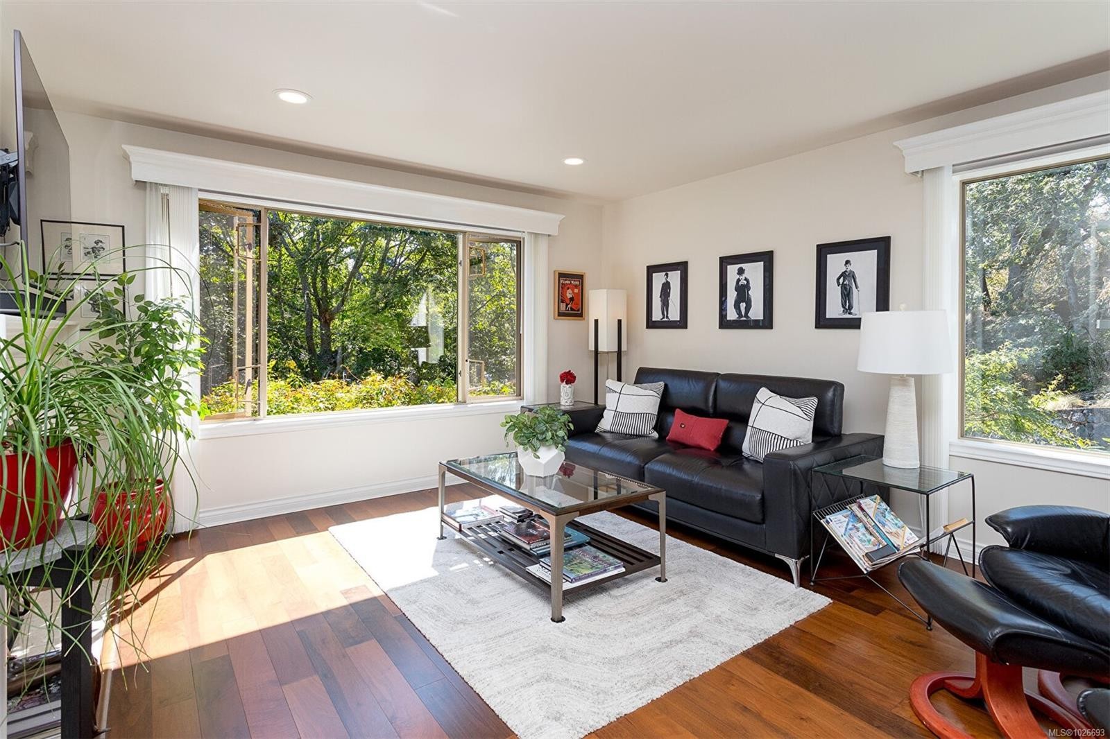 4-910 Maltwood Terr, Saanich, BC - Indoor Photo Showing Living Room